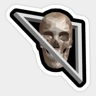 Geometric death Sticker